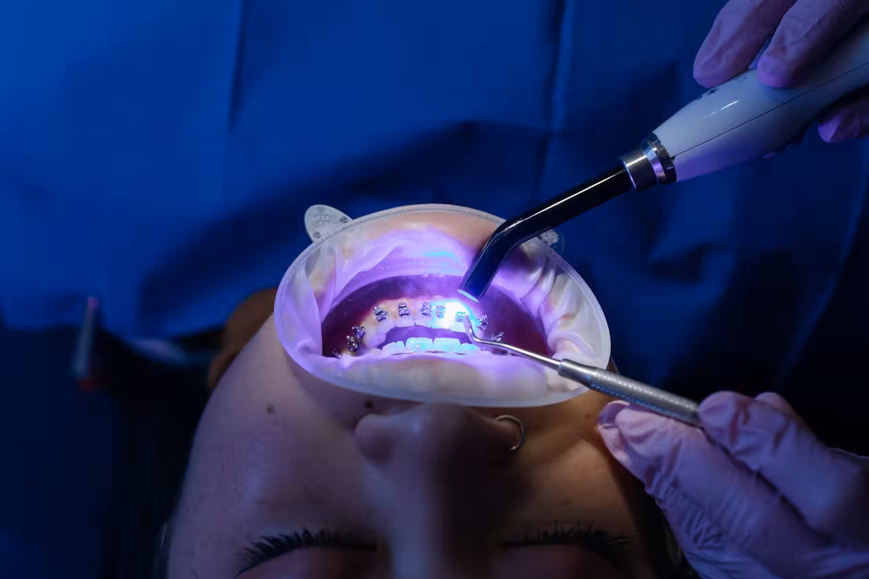 Patient during dental treatment at Empire Dental Clinic