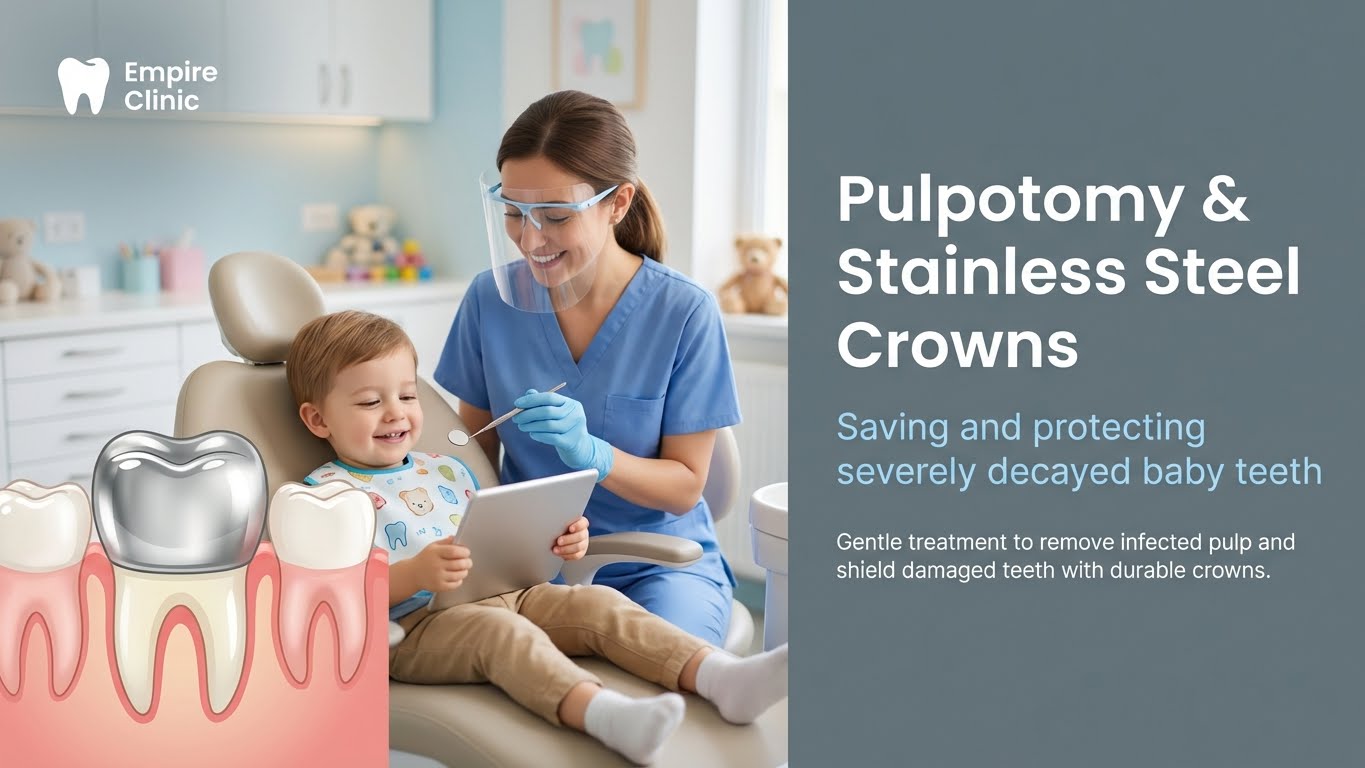 Pulpotomy & Stainless Steel Crowns