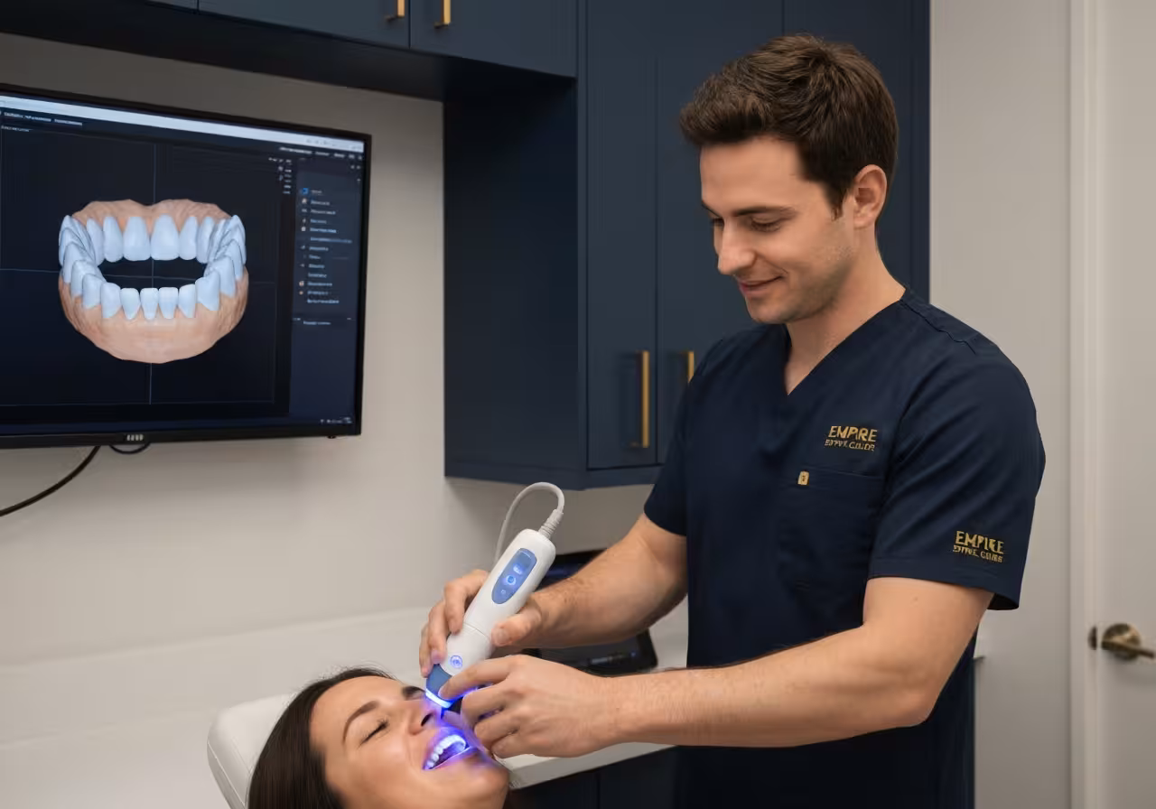 3D intraoral scanning for Invisalign treatment at Empire Dental Clinic